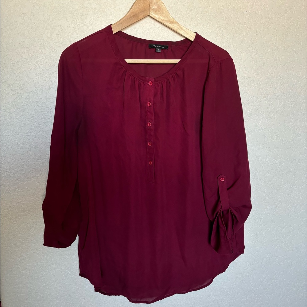 TIMING | Maroon Blouse